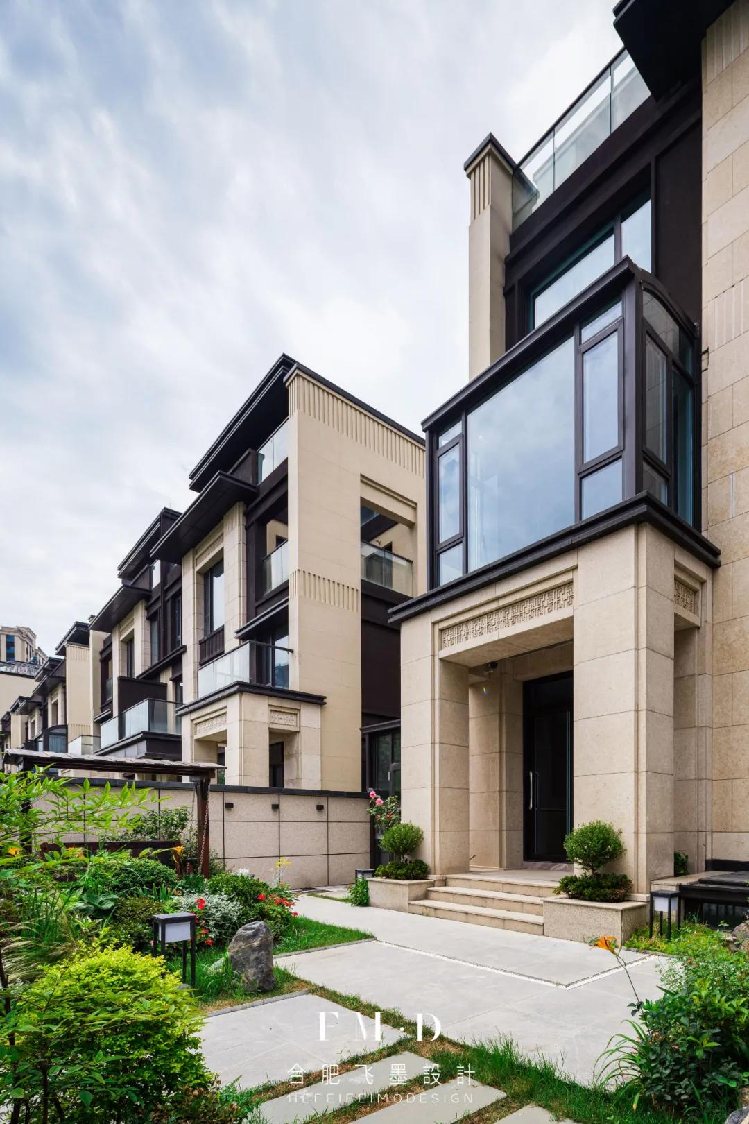 中式6层豪华顶级别墅,6层楼的现代风格别墅