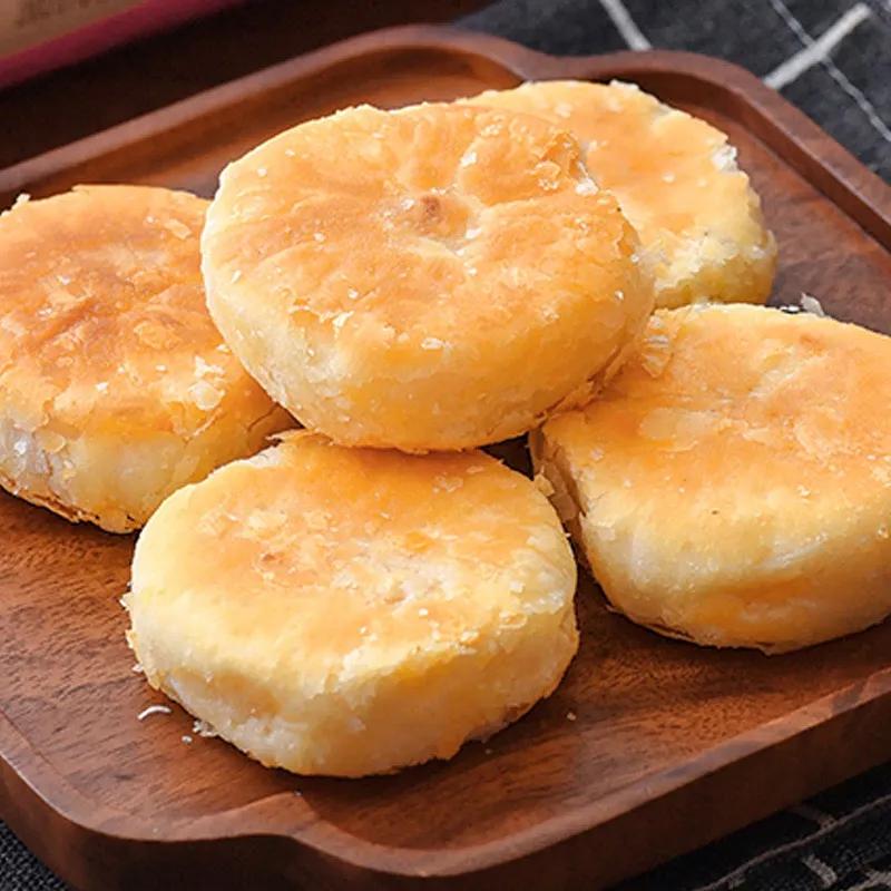 潮汕酥式绿豆饼的正宗做法,香酥脆的纯手工潮汕红豆绿豆饼