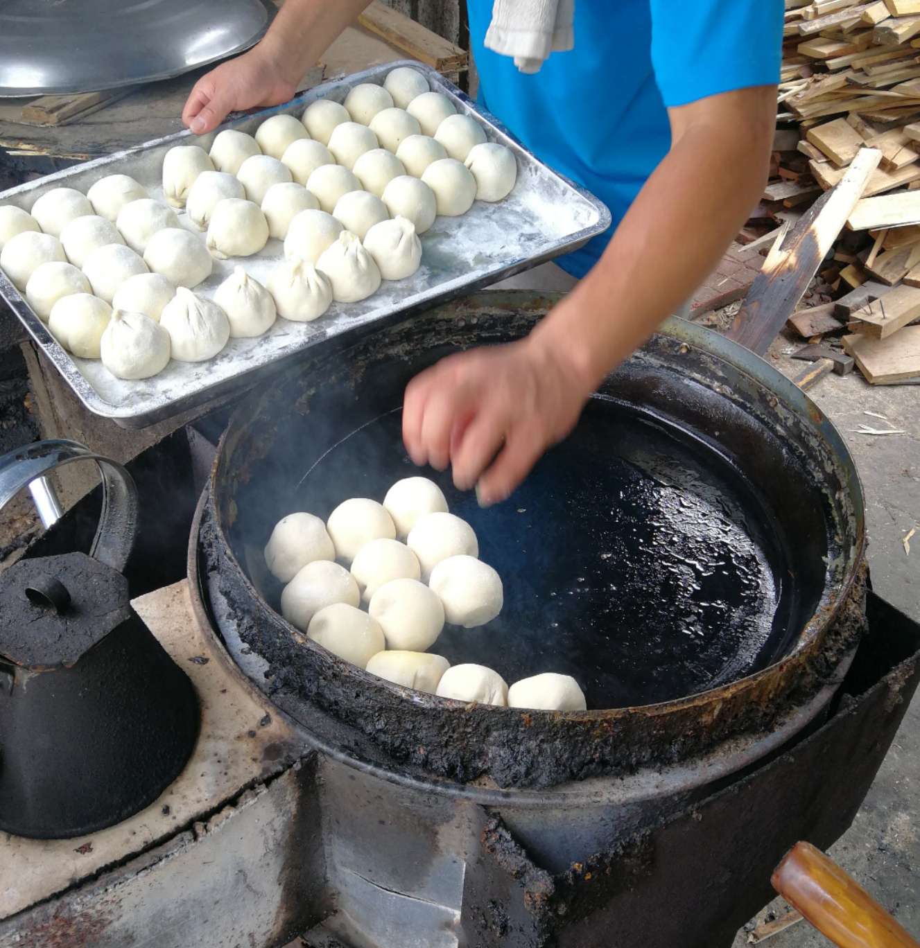 东营利津水煎包正宗做法,东营美食推荐水煎包