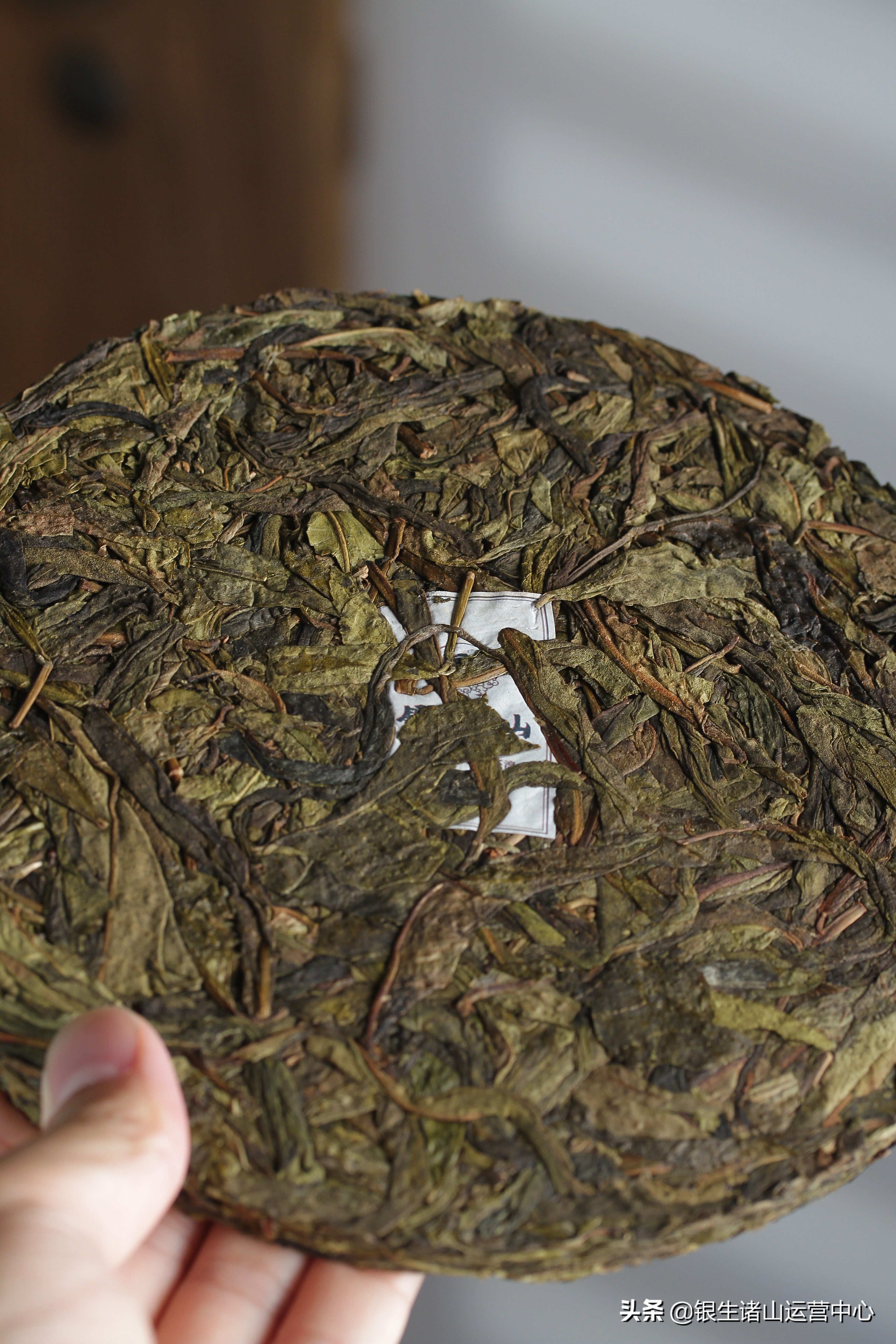 昔归黄金叶晒青茶,银生诸山