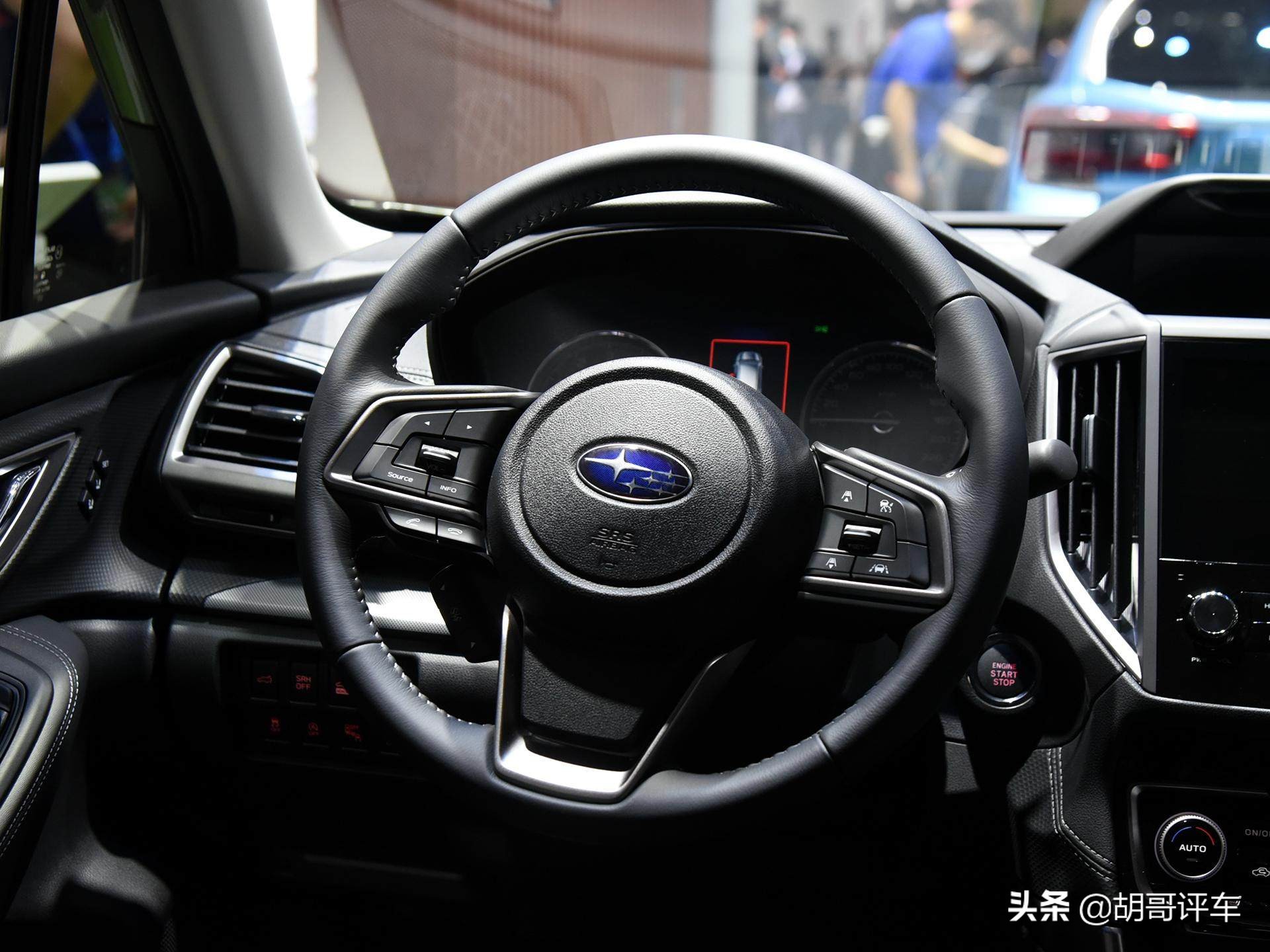 19款森林人实拍,斯巴鲁森林人拦路