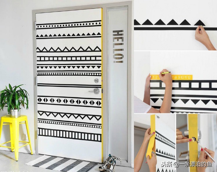 卧室门太丑了怎么改造,怎样使门能焕然一新