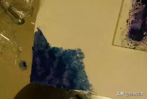 用水彩笔画星空怎么画,简单又好看的水彩星空