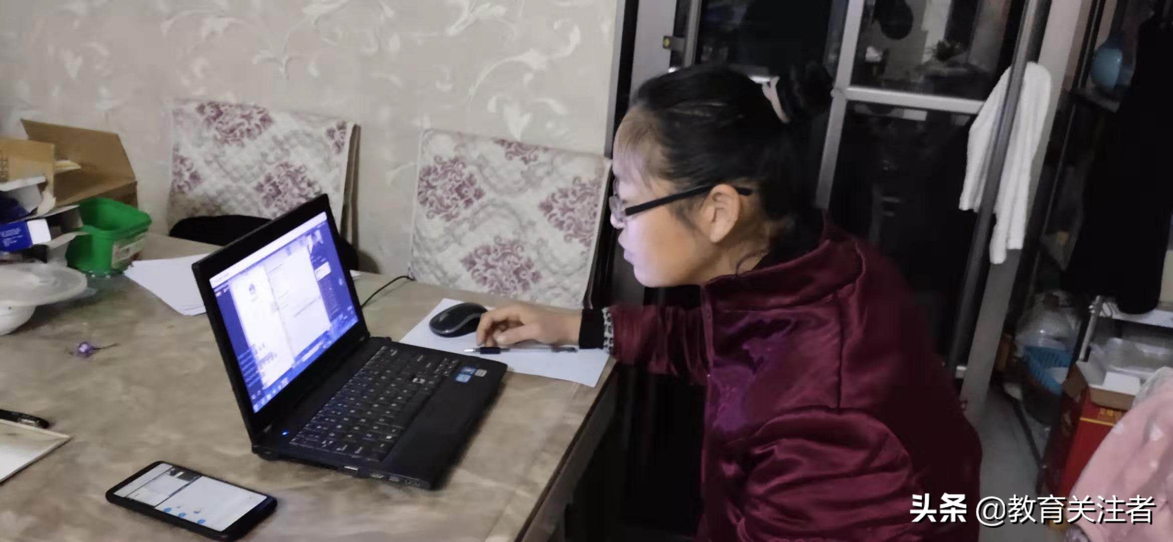 空中课堂显特色-郑州市第九十三中学行动中