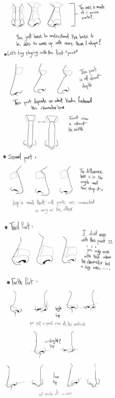 不会画鼻子和嘴巴怎么办,不会画鼻影教程