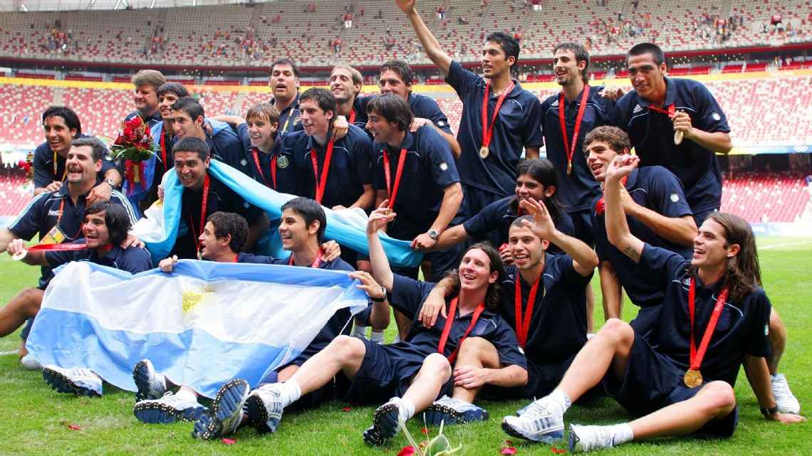 2004年阿根廷男足奥运会夺冠视频,2008奥运会男足阿根廷夺冠之路