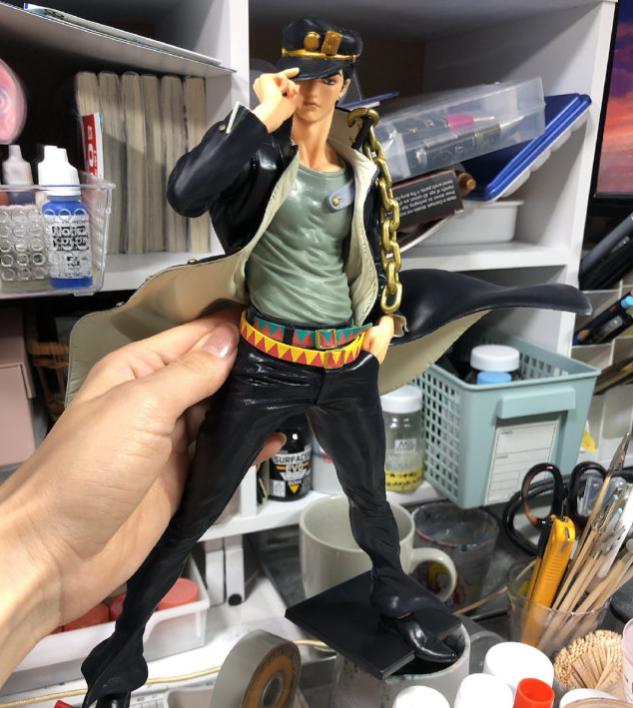 空条承太郎手办改造,承太郎手办黑白漫画版