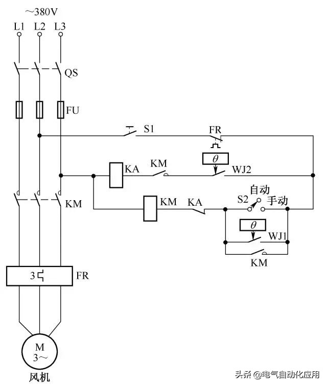 常用电气控制电路图设计方法,电气自动控制电路图
