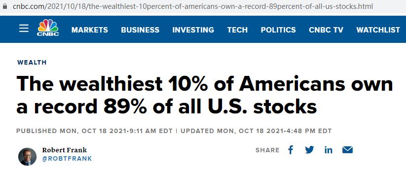 1929年危机重演！10%美国人拥有89%美股，超58万美国人流落街头