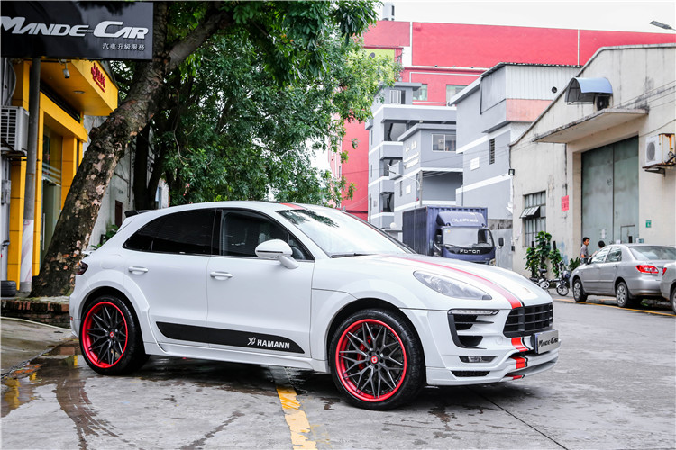 保时捷macan轮毂改装19寸,保时捷macan改装宽体大包围