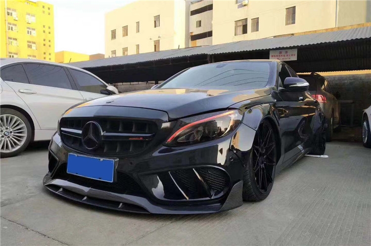 奔驰c200l黑武士改装,奔驰c200l合法改装案例