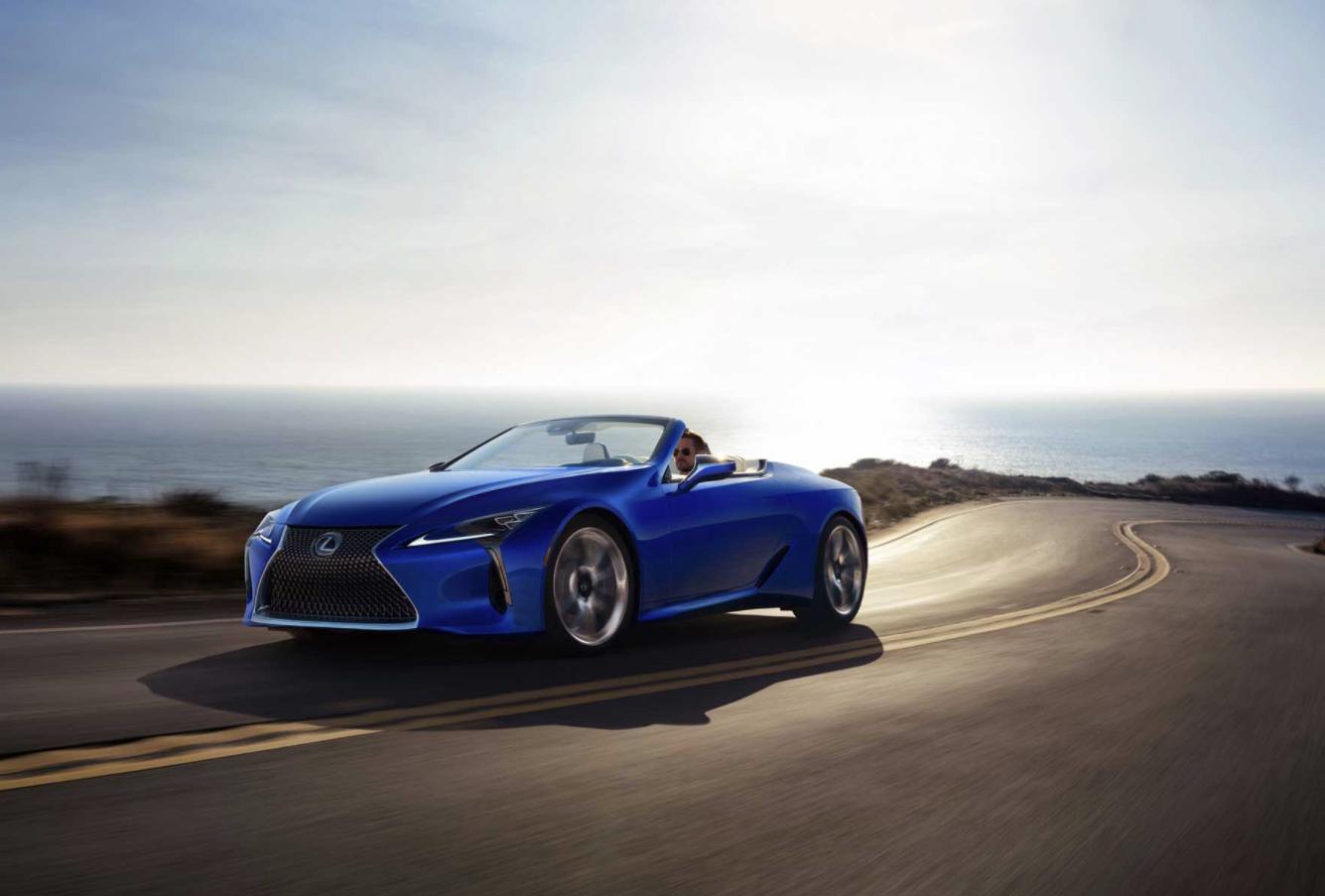 全中国唯一一台雷克萨斯lc500敞篷,行走的艺术品雷克萨斯lc500