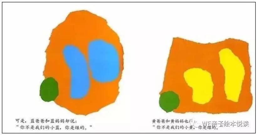 李欧李奥尼绘本内容,绘本小蓝和小黄精读