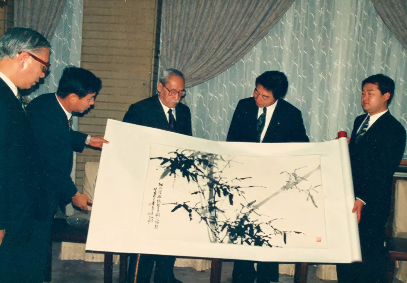 董寿平与书画家,董寿平中国国画