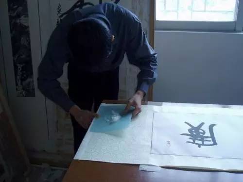 书画装裱全过程,书内画外