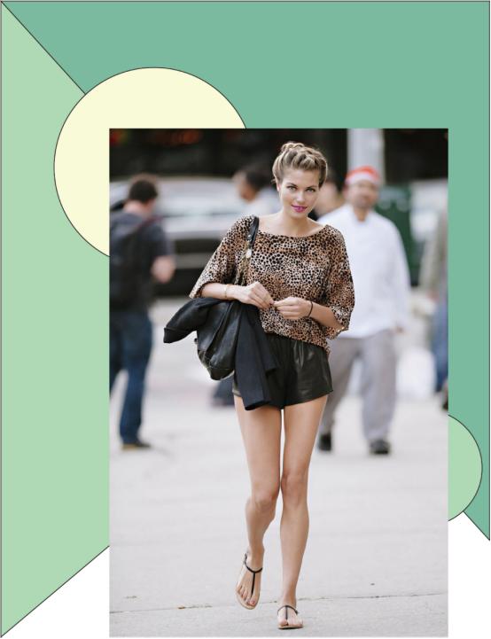 显腿型的凉鞋,粗跟凉鞋穿出女人的气质不累脚