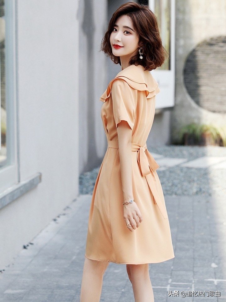 苏醒的乐园雪纺连衣裙,苏醒的乐园雪纺两件套裙