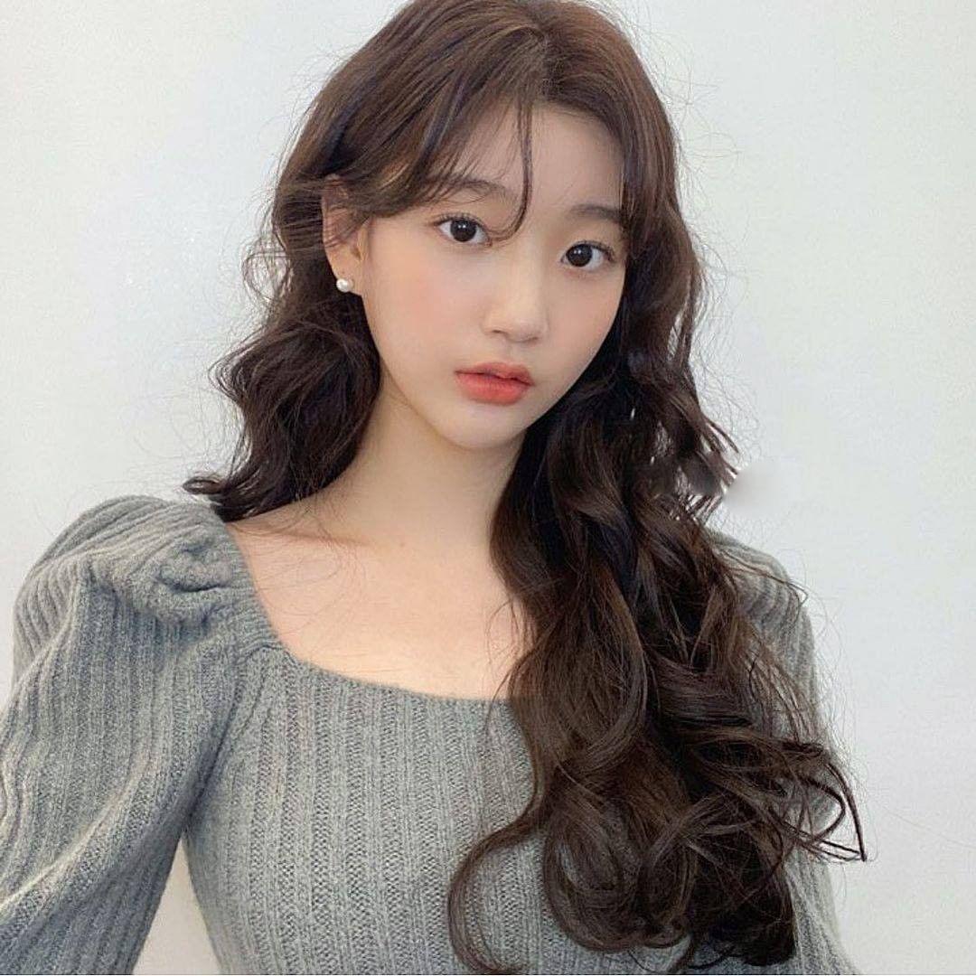 显瘦脸小遮痘的烫发,遮脸韩式发型气质