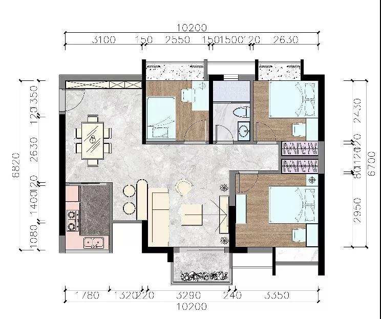 室内设计7种空间构成手法,玩转室内设计平面方案