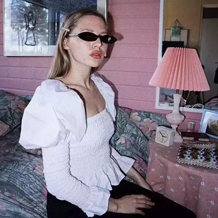 lisa圆领针织长袖罩衫,lisa短上衣推荐