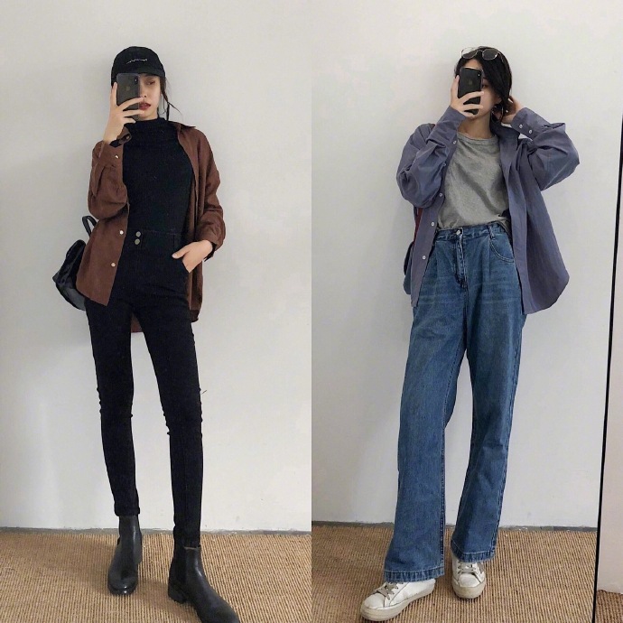 冷春轻熟造型图片,轻熟复古休闲百搭春季时尚