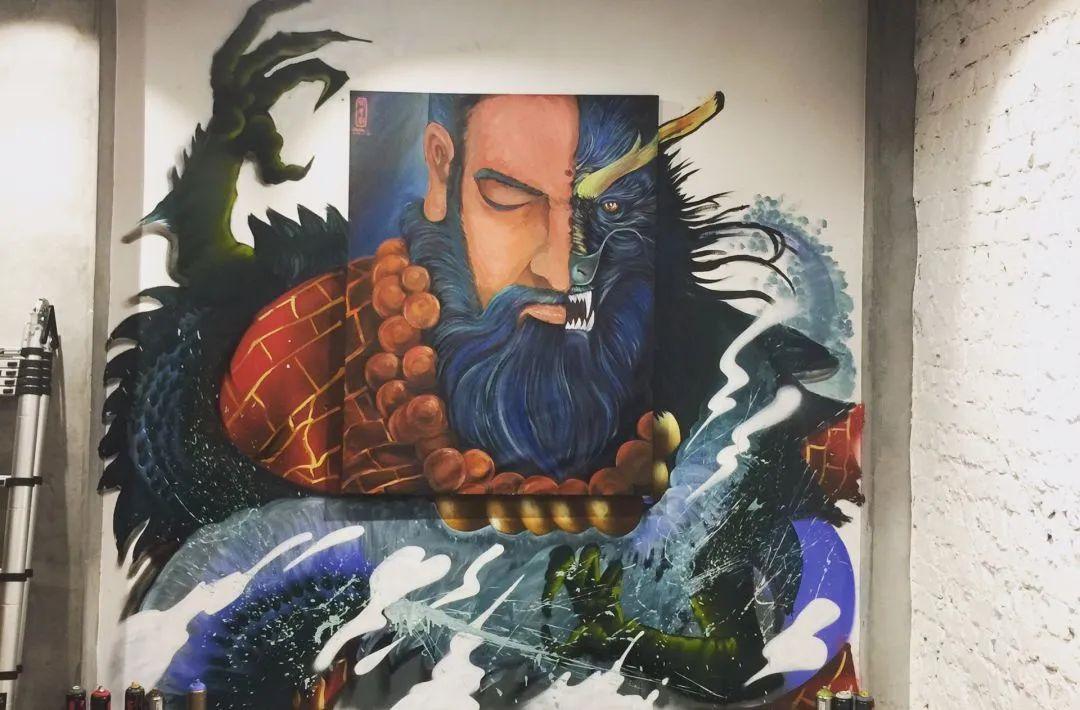 跨界首秀！街头涂鸦x花艺装置艺术，打造全球最IN潮流现场