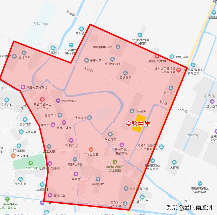 南通市通州区2024年初中施教区,南通市通州区小学划片一览表最新