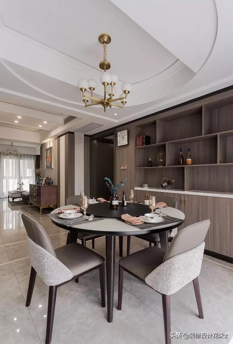 小户型餐柜酒柜设计,餐边柜酒柜一体设计轻奢
