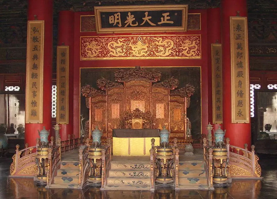 故宫真正的龙椅材料,故宫龙椅价值