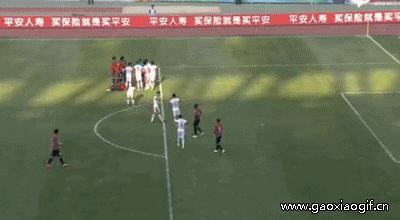搞笑gif动图国足,武磊单刀射守门员gif动图