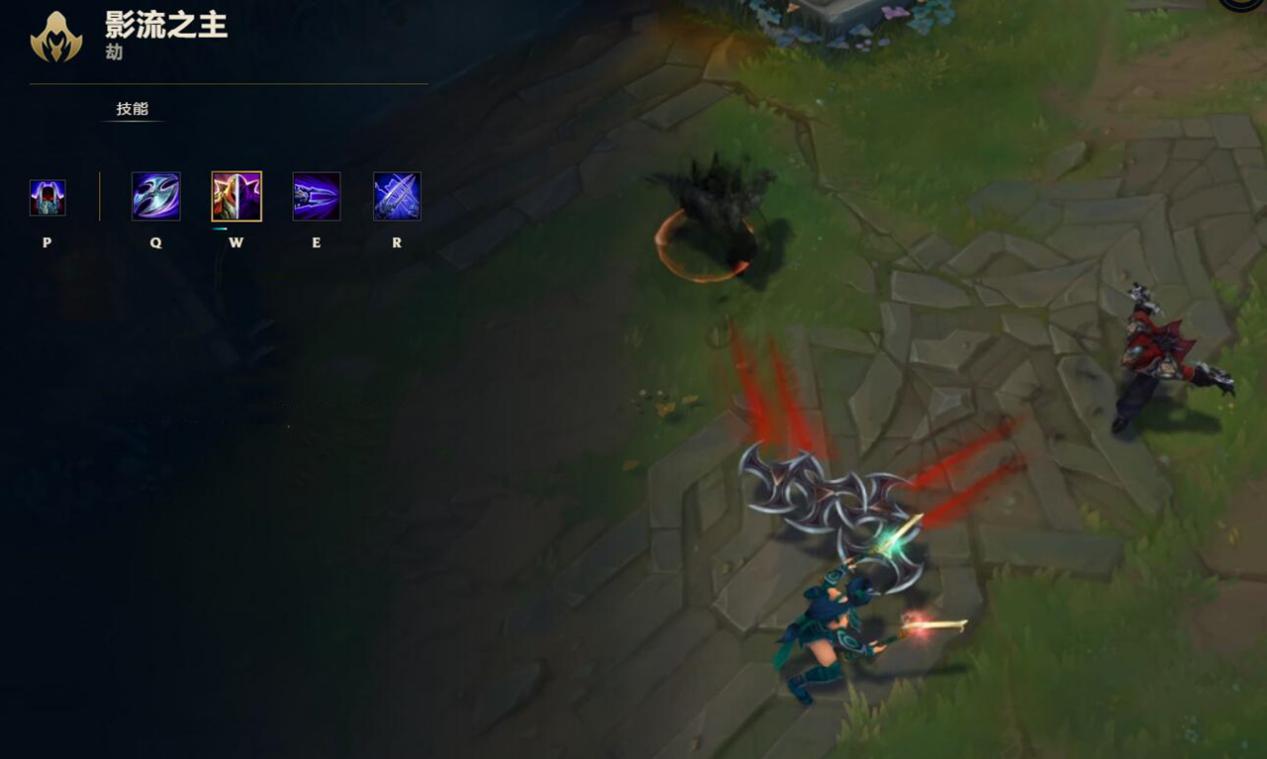 英雄联盟影流之主技能穿插平a,英雄联盟影流之主劫丝血反杀