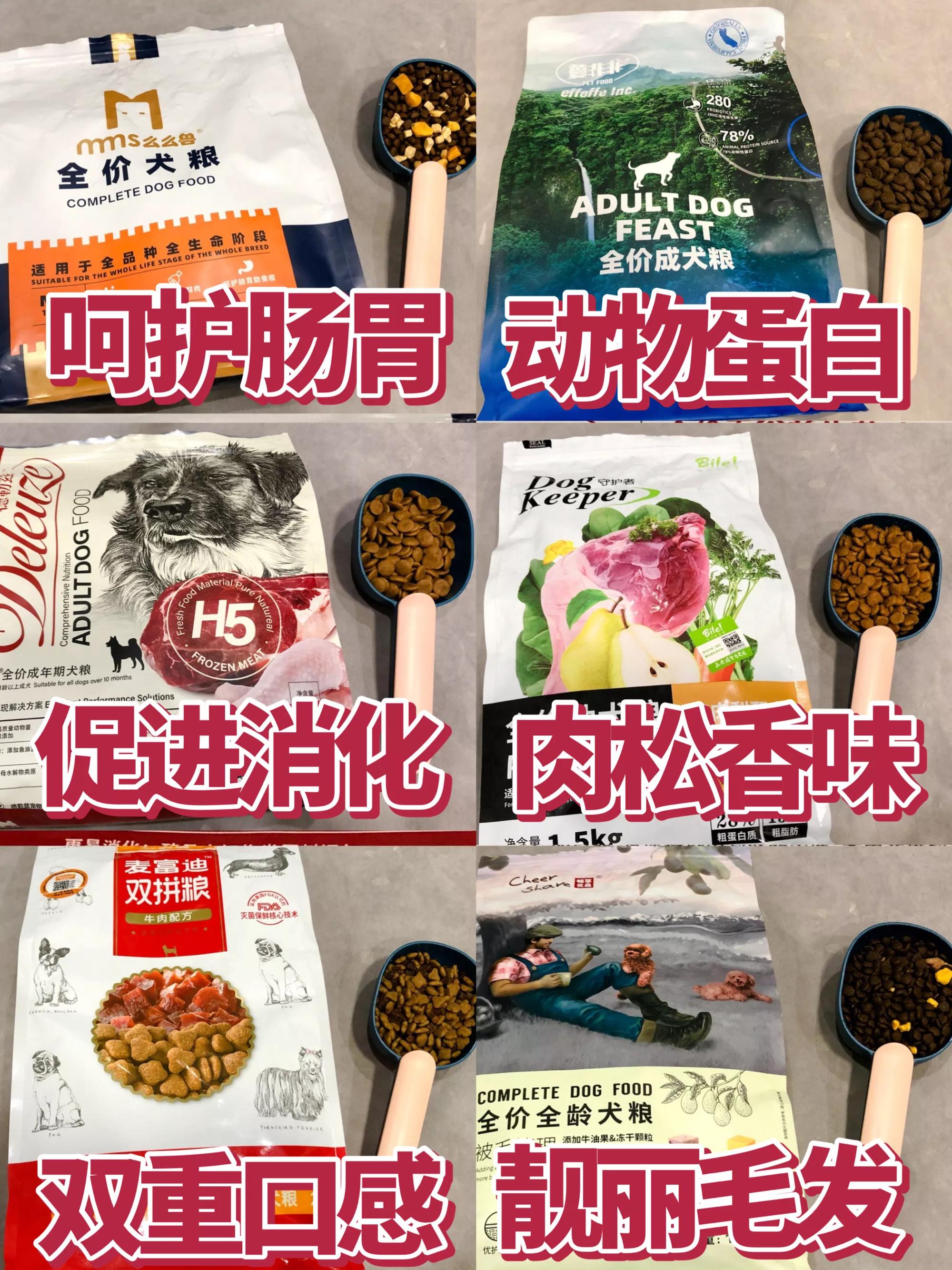 6款中型犬狗粮推荐,六星级狗粮哪个好