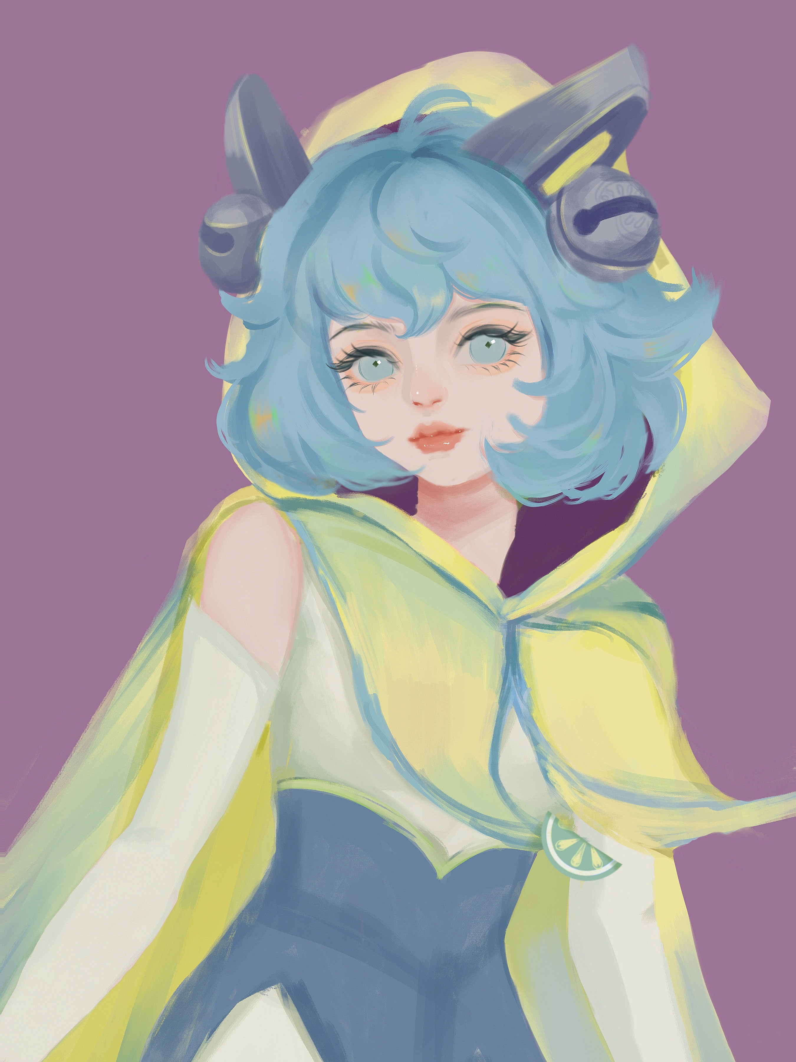 王者荣耀绘画蔡文姬长大后的样子,王者荣耀头像菜牛系列蔡文姬