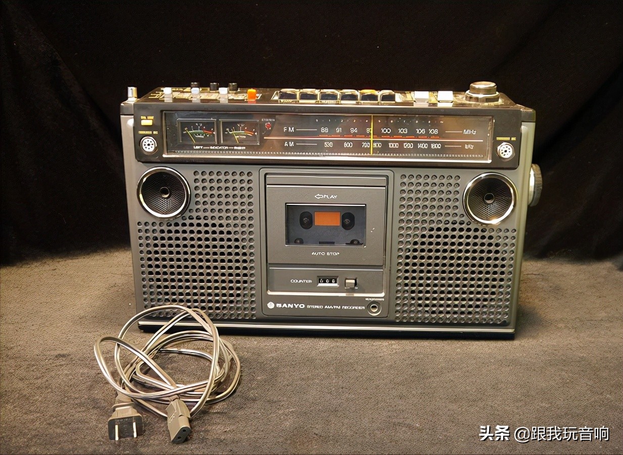 80年代经典日本三洋m4500k收录机,三洋m-1119磁带机