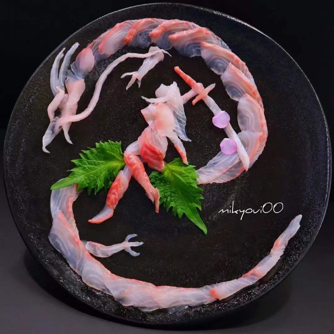 澳龙刺身摆盘制作视频,刺身制作视频创意摆盘