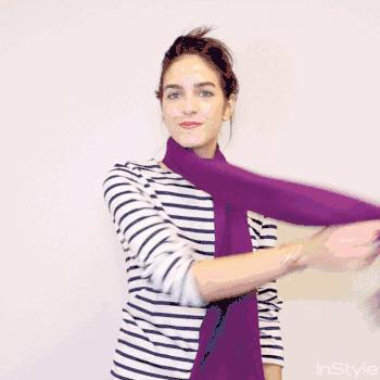 围巾怎么戴才好看？3大搭配法则5种时髦系法，一篇搞定所有问题