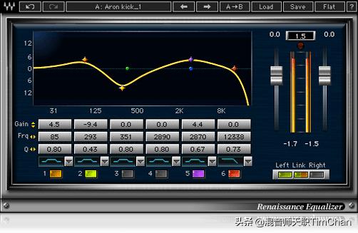 waves均衡器使用教程,waves均衡教学