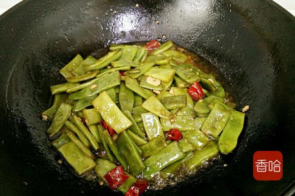 麻辣四季豆的家常做法,红烧麻辣四季豆五花肉