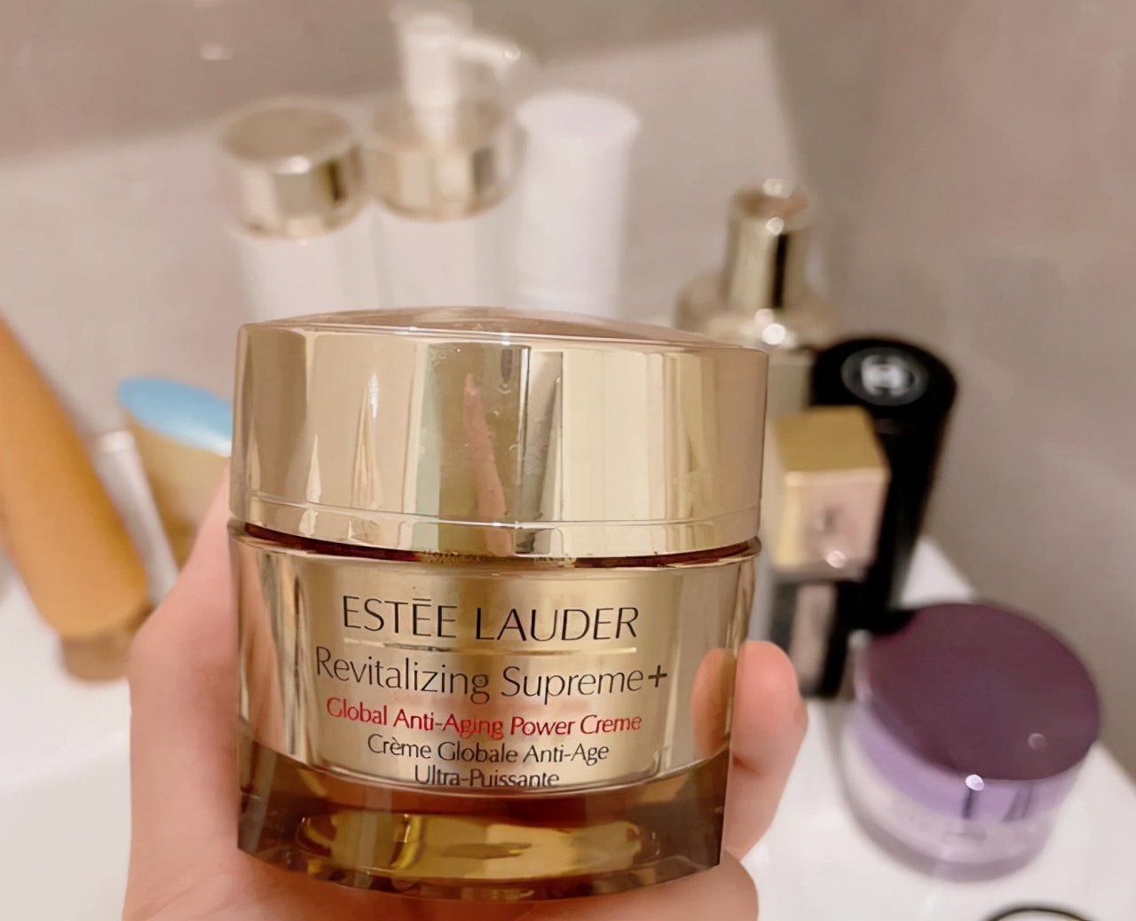 新款香奈儿金砖面霜,雅诗兰黛抗老淡纹面霜