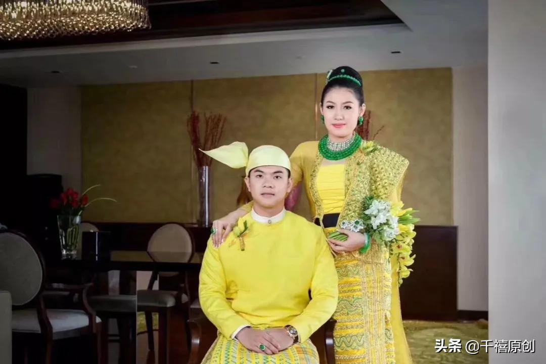 缅甸皇室珠宝,缅甸土豪结婚新娘首饰
