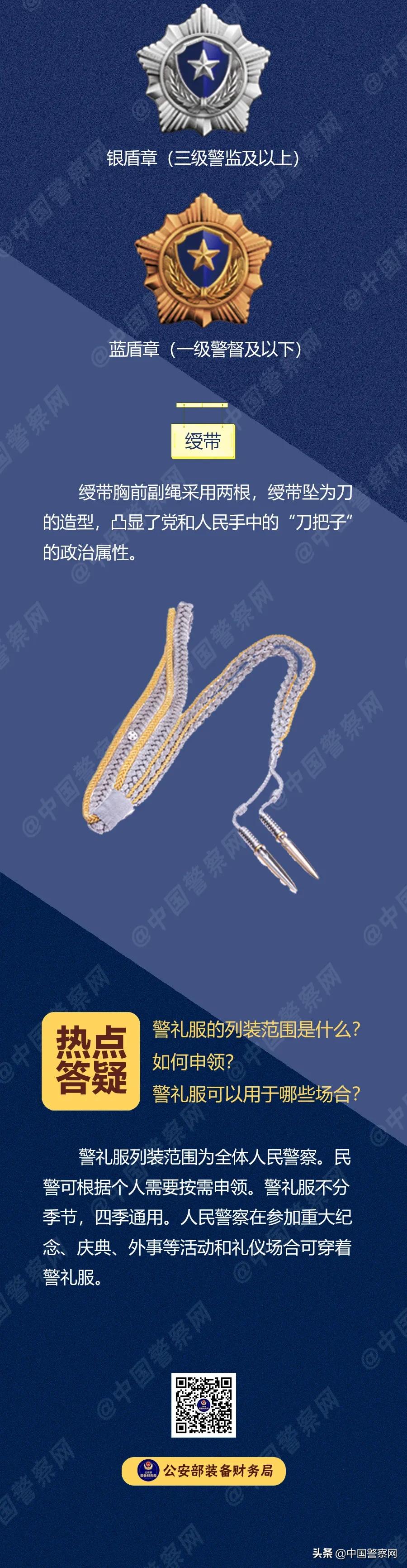 中国人民公安大学警礼服,中国警察最新警礼服图案说明