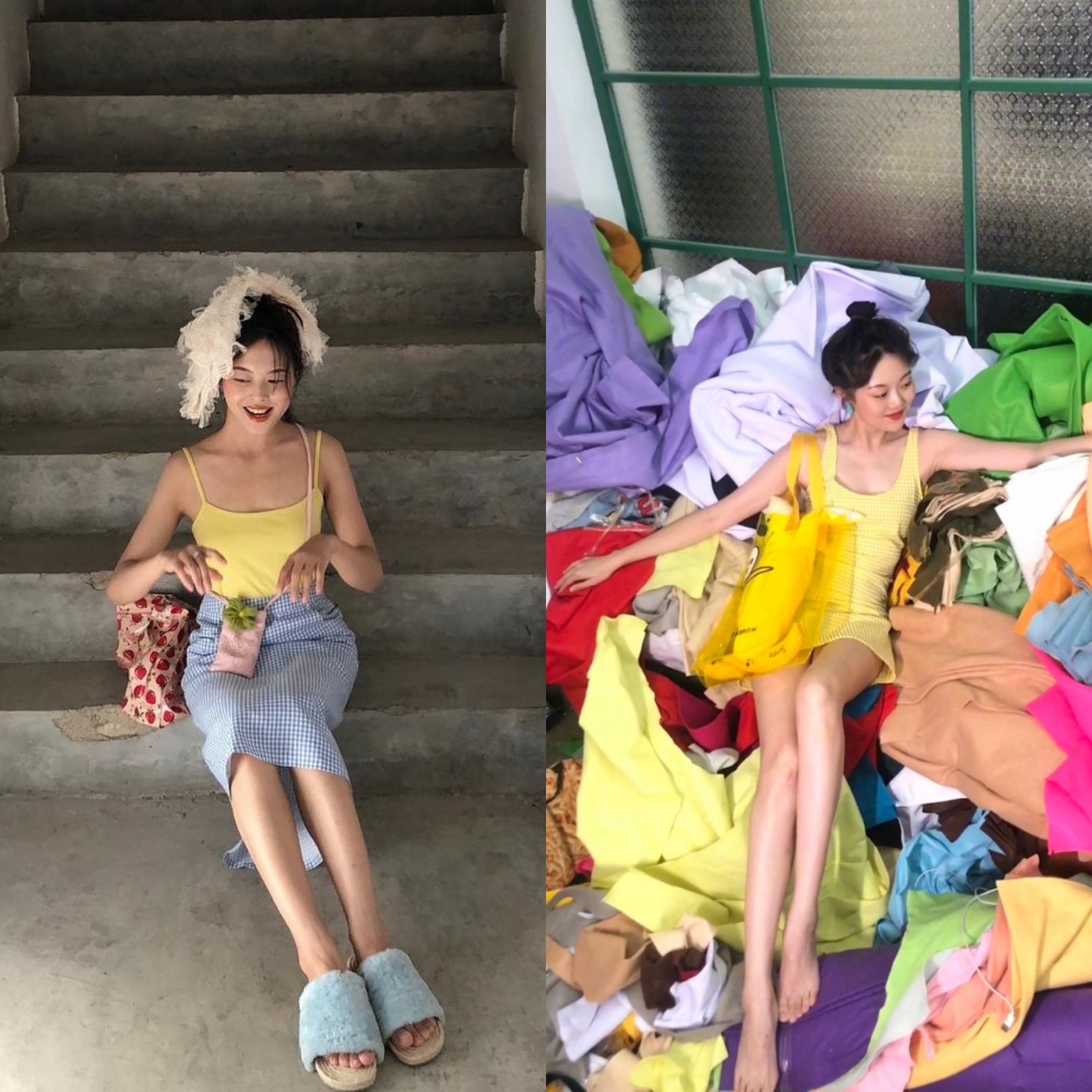 网红鼻祖晚晚和舒淇同框比美赢了？妆容穿搭都有小心机，来抄作业