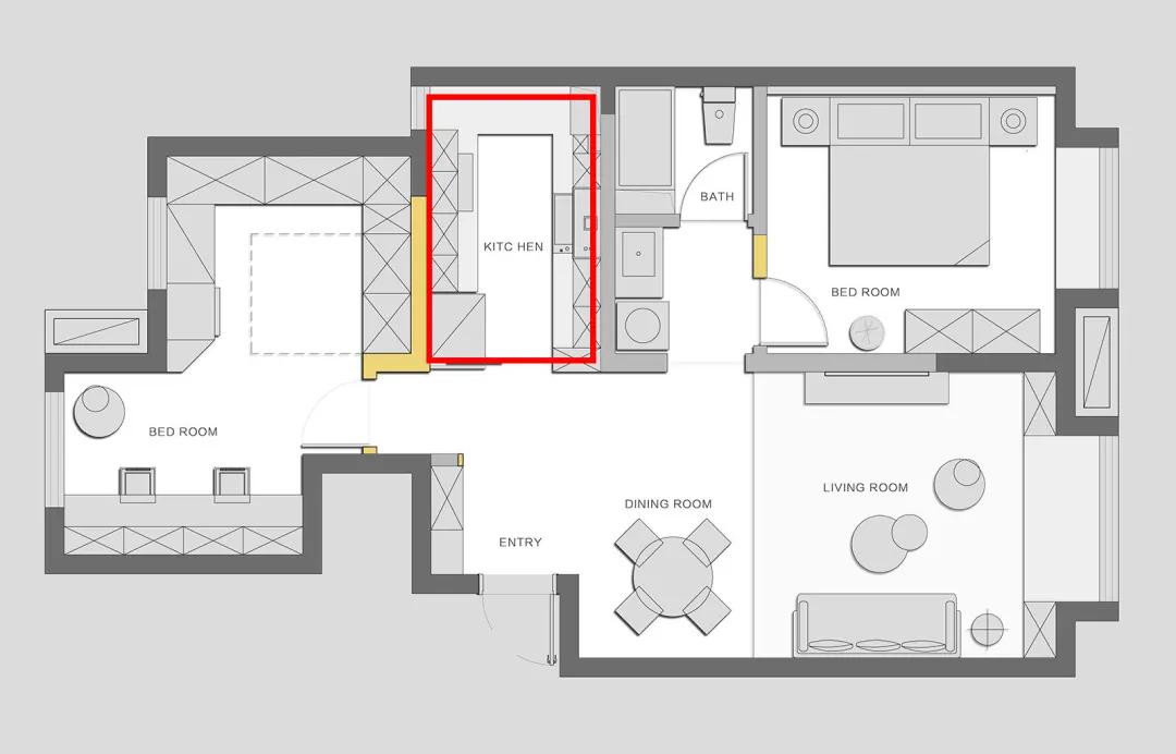 中式风格的精装房改轻奢,精装房微改极简原木风