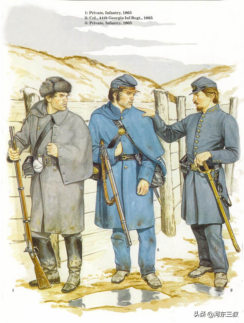 美国南北战争军事力量对比,美国南北战争时期有哪些军队