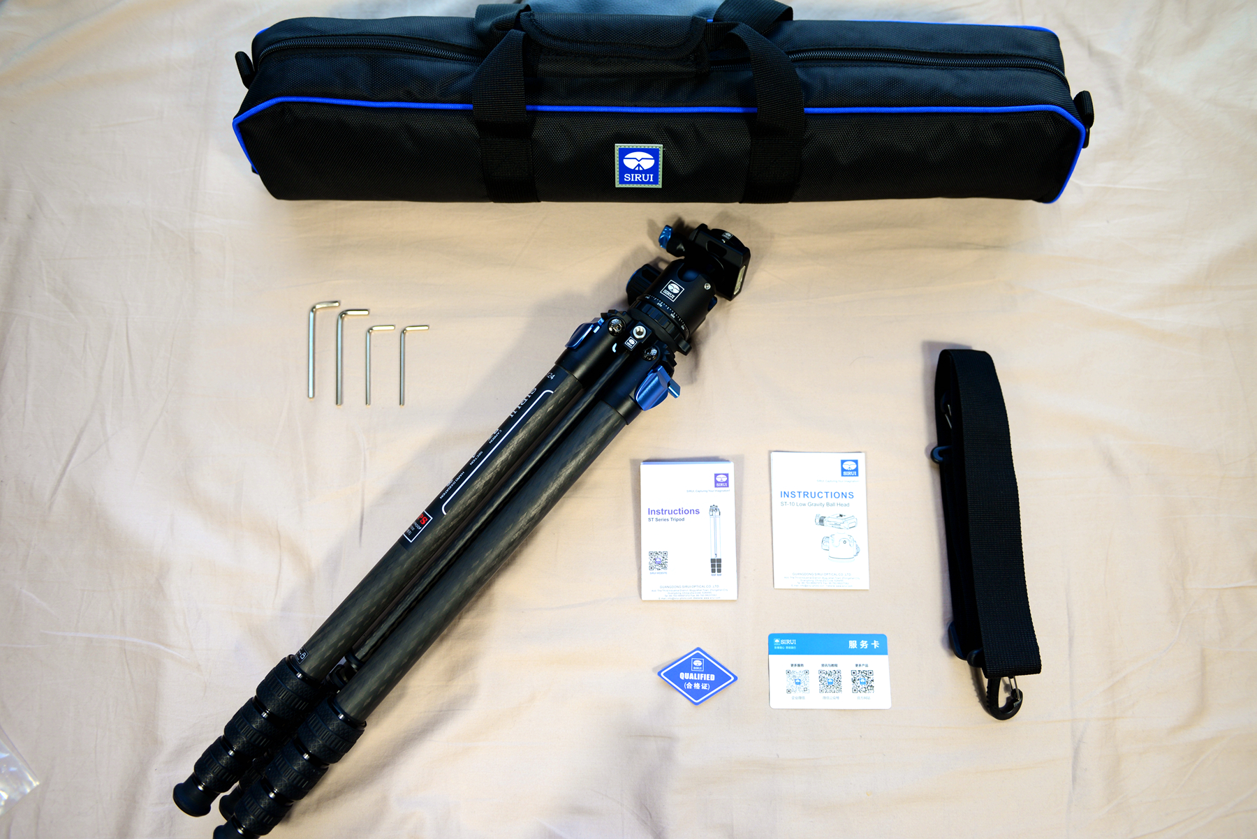 摄影好帮手,思锐便携碳纤维三脚架