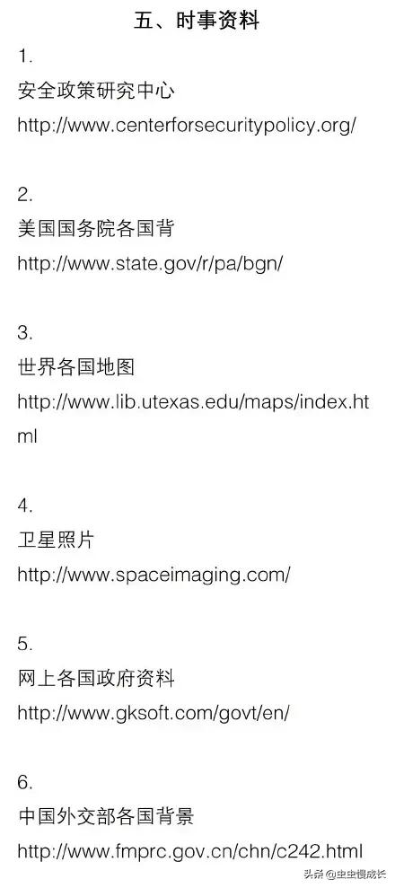 大陆可访问的外国英文网站，有需要的同学拿走不谢！优秀英文信息