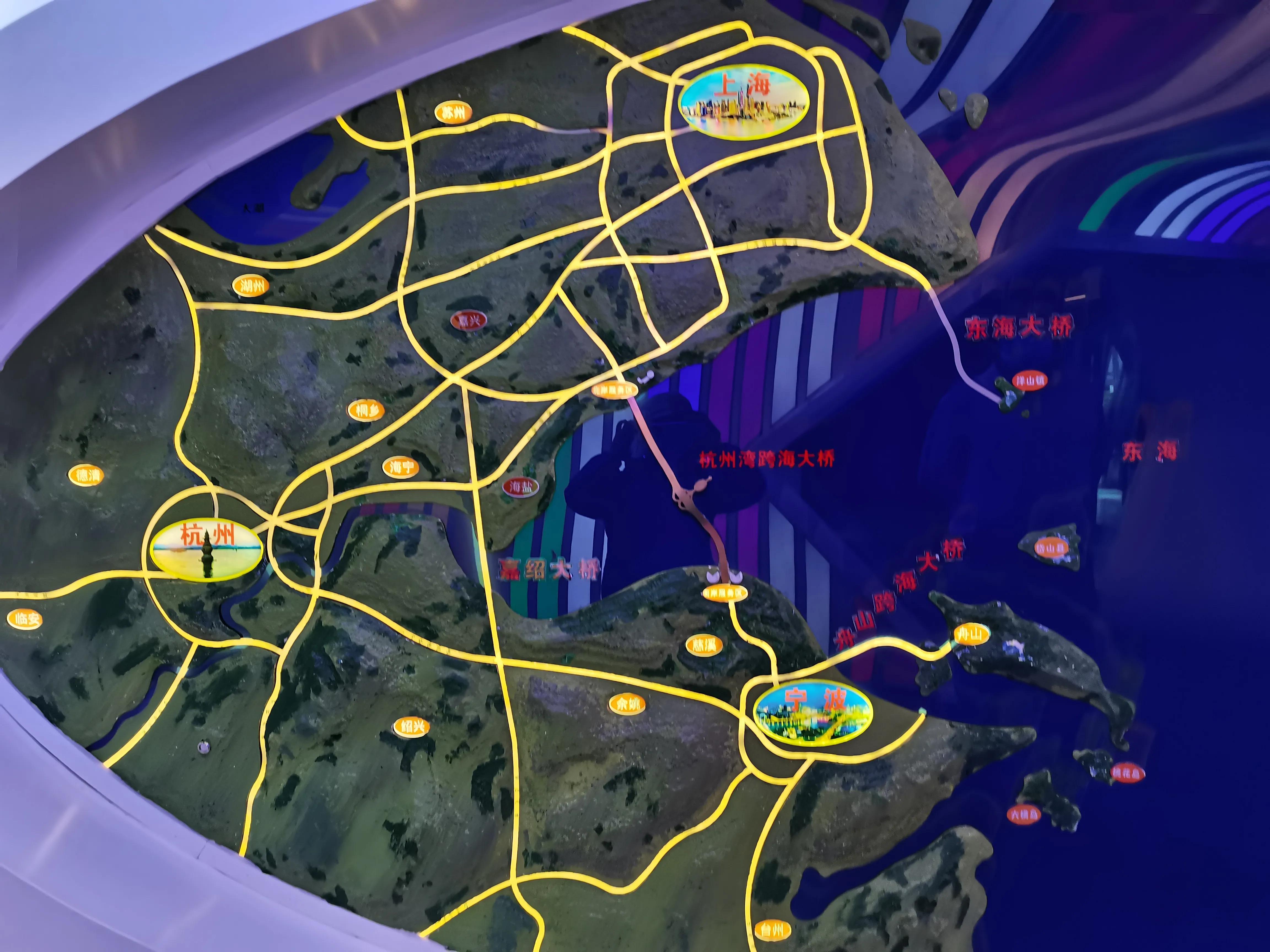 杭州湾大桥海天一洲观光平台,杭州湾跨海大桥海天一洲观景台