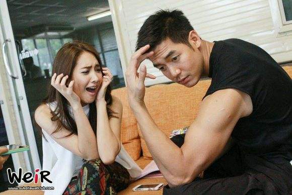 邱敏敏朱一龙拍摄花絮,邱敏敏朱一龙合影