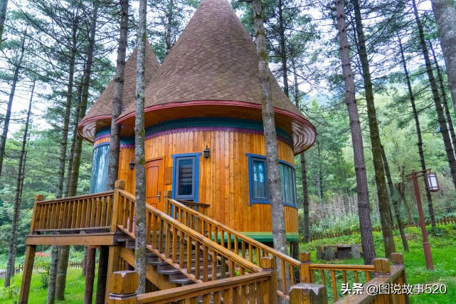 洛阳白云山山顶小木屋价格,洛阳白云山森林小木屋