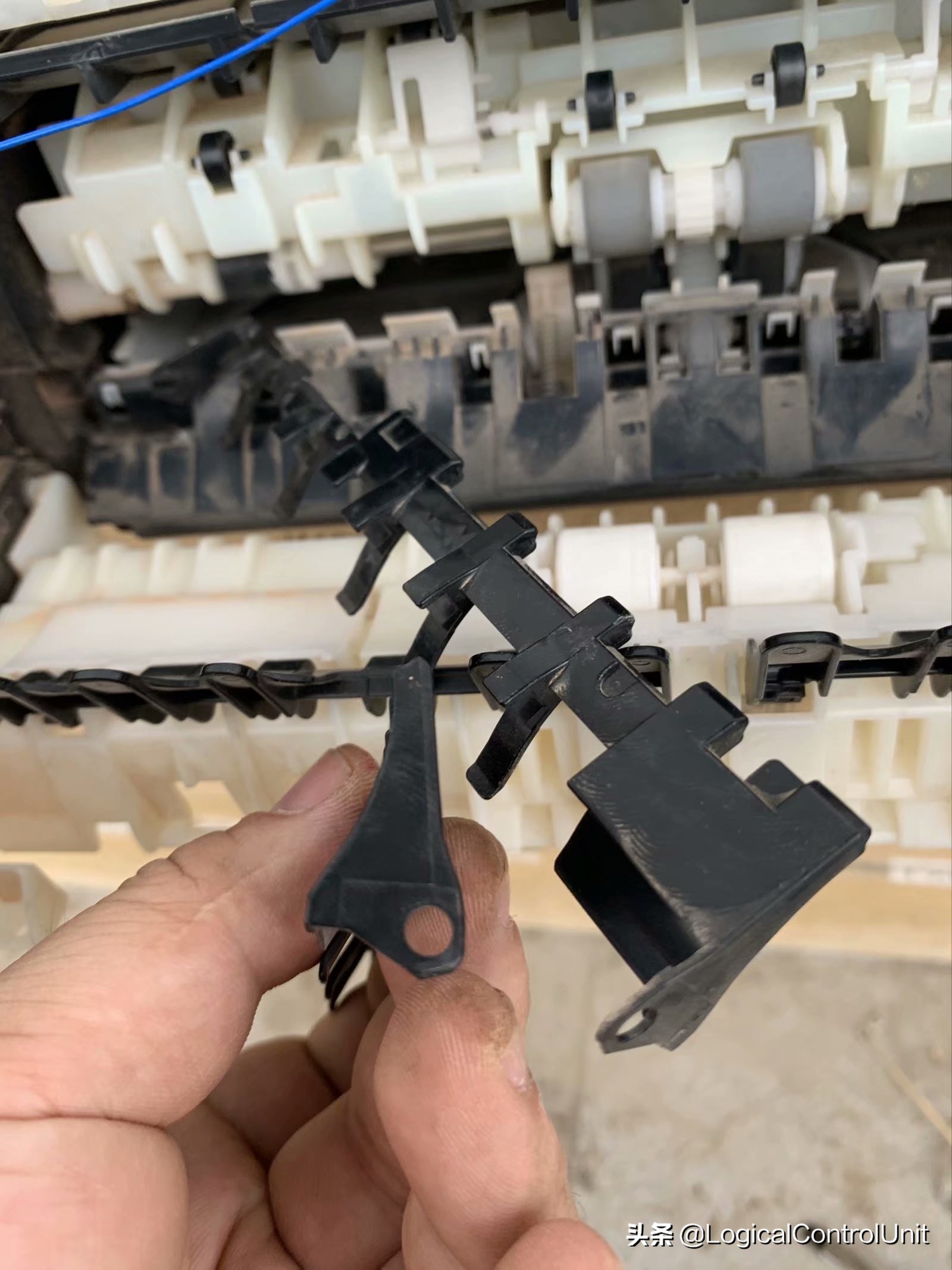 佳能mx378怎么清除卡纸,佳能打印机mx728拆卸步骤图解